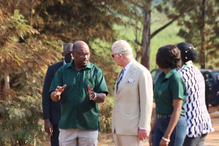 His Royal Highness The Prince of Wales visits ARCOS’ site to witness a Collective Landscape Restoration for Resilience to Climate Change in Rwanda